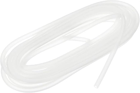 uxcell Aquarium Airline Tubing Hose 5/32" ID 15/64" OD 1Pcs 13.12 Ft Silicone Flexible Airline Tubing for Fish Tank, Terrariums, and Hydroponics, White