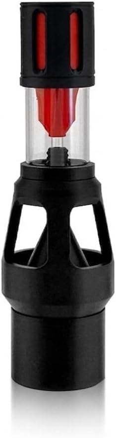 Fish Tank Silencer, H-Shaped Anti-Overflow Filter, Plastic Brush Spiral Filter, Fish Tank Accessory(Red,32mm)