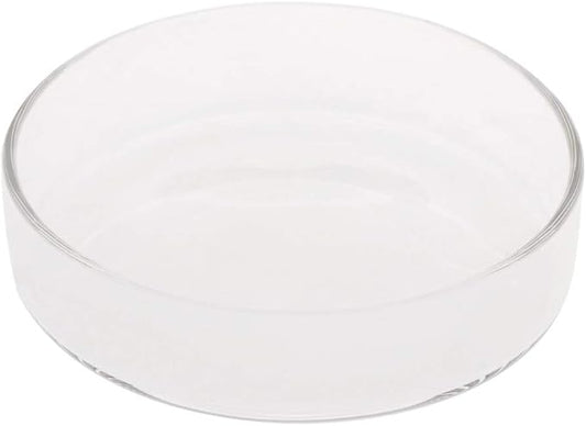 Youngy Arrival Fish Tank Feeder Aquarium Shrimp Glass Feeding Bowl Dish Tray 6 Size - D