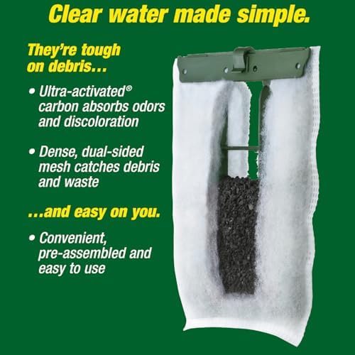 Tetra ReptoFilter Medium Filter Cartridges for Terrariums, 3 Count, Fits TetraFauna ReptoFilter 20 gal, Viquarium, and Decorative ReptoFilter