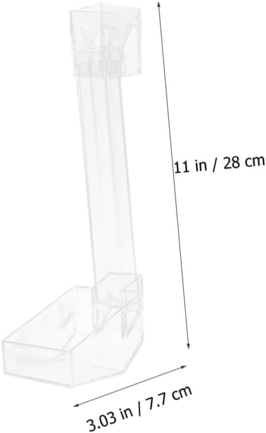 Aquarium Shrimp Feeder Tube Fish Tank Feeding Tube 28cm Fish Tank Accessories Automatic Feeder Container for Betta Vacation Feeding