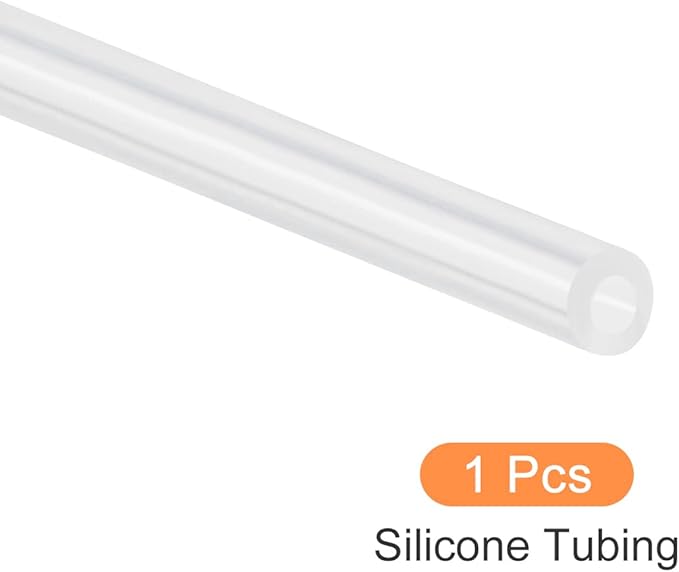 Silicone Tubing Flexible Silicone Tube, [for Pump Water Transfer, Fish Tank, Aquarium] - 1/8"x3/16"/6.6ft/Clear