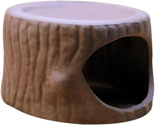 Red Soil, Purple Sand, Fish and Shrimp shelter Holes，Aquarium Decoration，Aquarium Ornament Plastic Fish Tank Decoration for Aquarium Landscape (Purple Sand Double Hole pier), ZY-3005