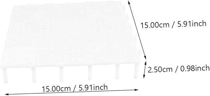 10pcs Fish Tank Isolation Plates Sand Divider Board for Aquarium Bottom Pad for Gravel Bed Strong Support and Easy Installation for Aquatic Environments