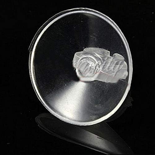 10Pcs Aquarium Suction Cup Clips Set, Fish Tank Air Line Holder, Clear Plastic for Glass Fish Supples