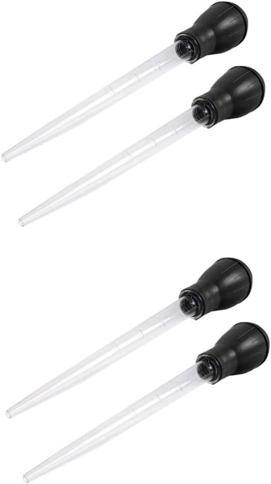 DOITOOL 2sets Manual Fish Tank Cleaning 50ml Aquarium Pipette Ideal for Aquarium Waste Removal Water Changes 2pcs*2