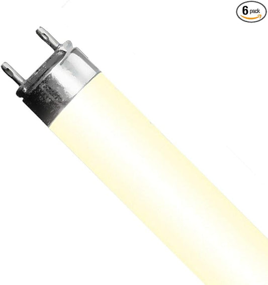 Helios 6 Pack T5 Bulb 24W Aquarium Light Bulb HO for 24" 2 ft 6500K 10000K Actinic Pink (6 x Daylight 6,500K)