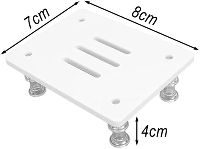 Adjustable Height Fish Tank Water Pump Stand, Anti-Vibration Elevated Rack with Reinforced Feet for Submersible Pumps, Reduces Noise and Sand Suction, Plastic Bracket in Multiple Sizes(small)