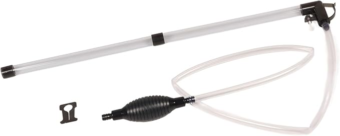 Aquarium Water Changer Manual Mini Fish Tank Siphon Gravel Vacuum Cleaner, PVC Material for Water Changing and Filter Sand Cleaning - Easy Use, Energy Saving, Quiet Operation for