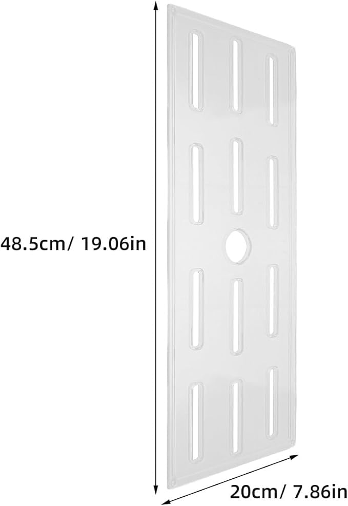 Aquarium Anti-Jumping Lid: Prevent Fish Jumping Out - 19x7.8 Aquarium Hood Top Cover Clear Plastic Fish Tank Lid for Turtle Shrimp Tank
