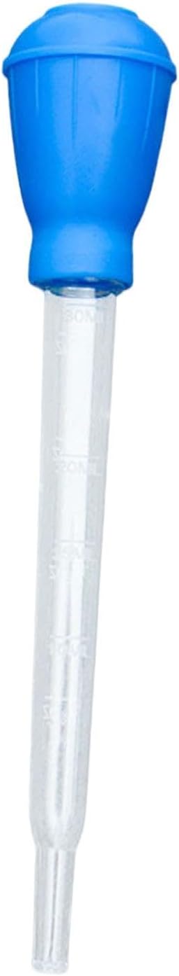 Aquarium Vacuum Cleaner Manual Water Changer Fish Tank Siphon Cleaning Tool Gravel Sand Sludge Extractor Transparent PP Material Easy to Use Suitable, Blue