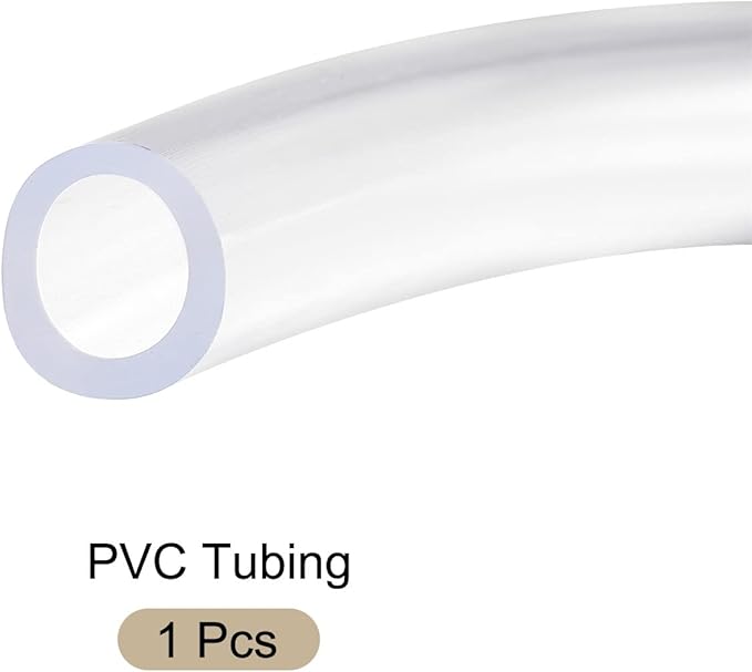 Clear Plastic PVC Tubing Flexible Vinyl Tube, [for Garden Irrigation Water Hose, Fish Tank, Aquarium] - 13mmx18mm/10ft(3meter)