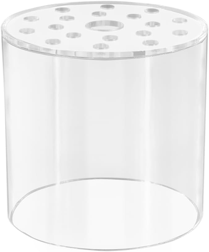 DONGKER Coral Feeder Cover, Transparent Acrylic Coral Breeding Protection Cover Avoid Food Floating Around for Aquarium Fish Tank(80mm,100mm,120mm)