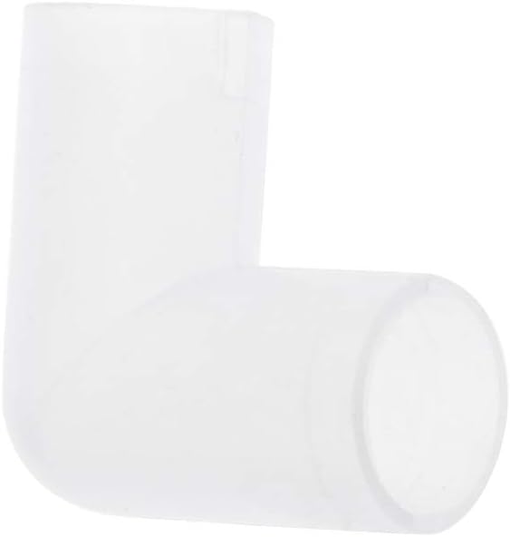Plastic Fitting Water Tube Connector 3/8 Inch Elbow Adapter for Aquarium Water System Poultry Waterer Equipment White Aquarium Heater Light Thermometers Gravel Sand Decorations