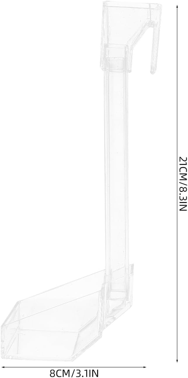Alasum Aquarium Fish Feeder Shrimp Tank Feeding Tube 21cm Acrylic Automatic Fish Tank Feeder for Aquarium and Shrimp Feeding