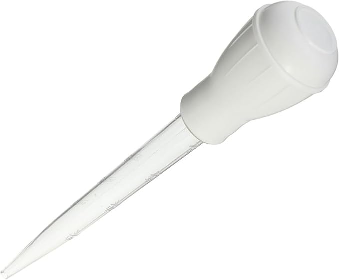 WEAVERBIRD White Manual Fish Tank Water Changer Aquarium Dropper, 30ml Aquarium Clean Pipette Dropper, Fish Tank Cleaning Waste Remover, 11-inch Aquarium Gravel Cleaning Straw