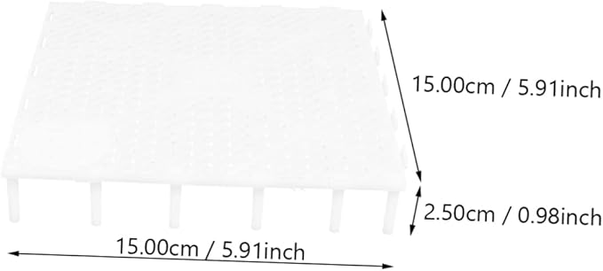 BESPORTBLE 20pcs Aquarium Board Filtering Plate Dense Design for Fish Tank Sand Divider Easy to Combine and Install for Breeding Sea Fish