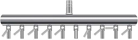 Aquarium Air Valve 10 Way Aquarium Fish Tank Inline Manifold Air Flow Pump Tubing Splitter Lever Control Valve