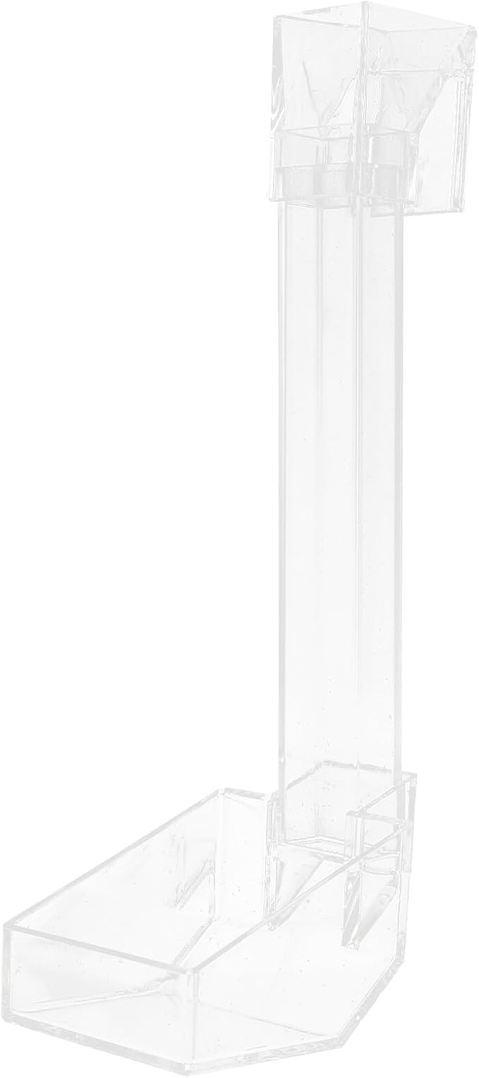 Uonlytech Acrylic Aquarium Fish Feeder and Shrimp Tank Feed Tube 21cm Automatic Feeding Ring for Precise Shrimp and Fish Food Dispensing in Aquatic Tanks