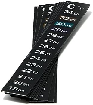 Digital Aquarium Tank Fish Thermometer Temperature Sticker Dual Scale 1 Piece