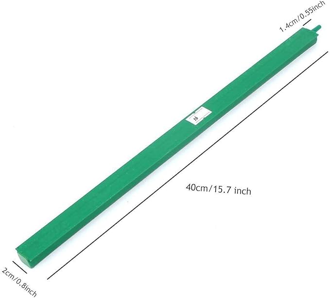 Saim 16 inch Aquarium Air Stone Bar, Bubbles Release Oxygen Diffuser Bar, Fish Tank Mineral Air Bubble Air Stone Bar (Green - Blue) with 20ft Clear Airline Tubing