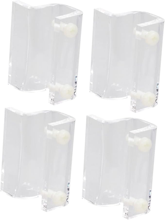 BESPORTBLE 8pcs Aquarium Support Bracket Acrylic Fish Tank Cover Holder for Open Tanks Holds Securely for Thick