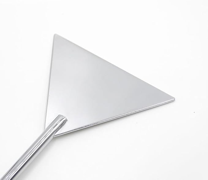 lasenersm 1 Piece Fish Tank Spatula Stainless Steel Aquarium Spatula Fish Tank Scraper Aquarium Scraper Aquarium Sand Scraper Aquarium Substrate Spatula, Silver