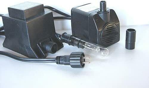 Jebao WP450L Indoor Fountain Pump with 10 Watt Halogen Light | 118 GPH
