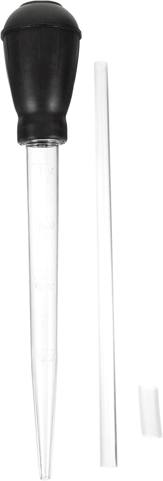 Luxshiny Aquarium Fish Tank Siphon Gravel Manual Water Sand Vacuum Tube for Household Fish Tank Cleaning and Faeces Removal, Mini Black Aquarium Sand Cleaner