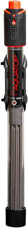 Aquatop 200W GH PRO Submersible Quartz Aquarium Heater – Adjustable Temperature Control, Durable Quartz Glass, Ideal for Freshwater & Marine Fish Tanks Up to 55 Gallons, GHPRO-200W