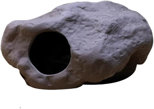 Red Soil, Purple Sand, Fish and Shrimp shelter Holes，Aquarium Decoration，Aquarium Ornament Plastic Fish Tank Decoration for Aquarium Landscape (Purple Sand Double Hole jar), ZY-3005