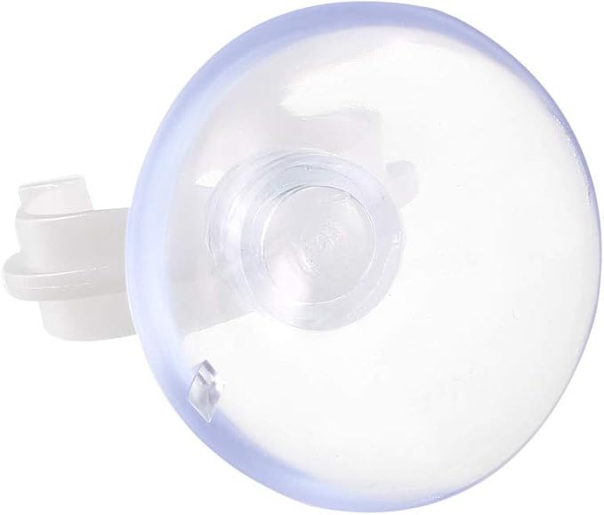 uxcell Aquarium Suction Cup Clips Airline Tube Holders Clamps for Fish Tank Clear 19mm 6Pcs