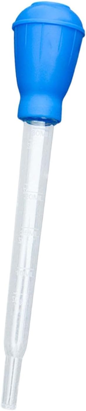 Aquarium Vacuum Cleaner Manual Water Changer Fish Tank Siphon Cleaning Tool Gravel Sand Sludge Extractor Transparent PP Material Easy to Use Suitable, Blue