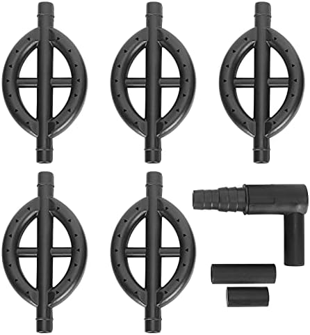 Pssopp Aquarium Filter, Black Aquarium Rain Bar Filter Rain Bar Aquarium Rain Pipe Fish Outflow Pipe Water Cycle Drip Tube Sprayer Pipe