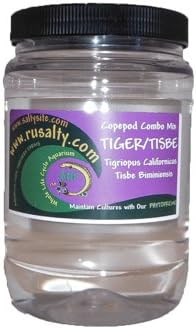 Copepods Tigger Pods Tisbe Copepods Mix 32oz. 6,000 Copepods Live Aquarium Fish Food