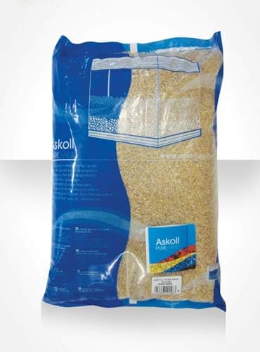 Askoll Aquarium Sand Premium, Washed and Ready to use (Mix White and red Brown)