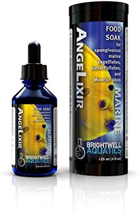 Brightwell Aquatics 4 fl. oz. AngeLixir Food Soak for Spongivorous Marine Fishes, 125 mL by Brightwell Aquatics