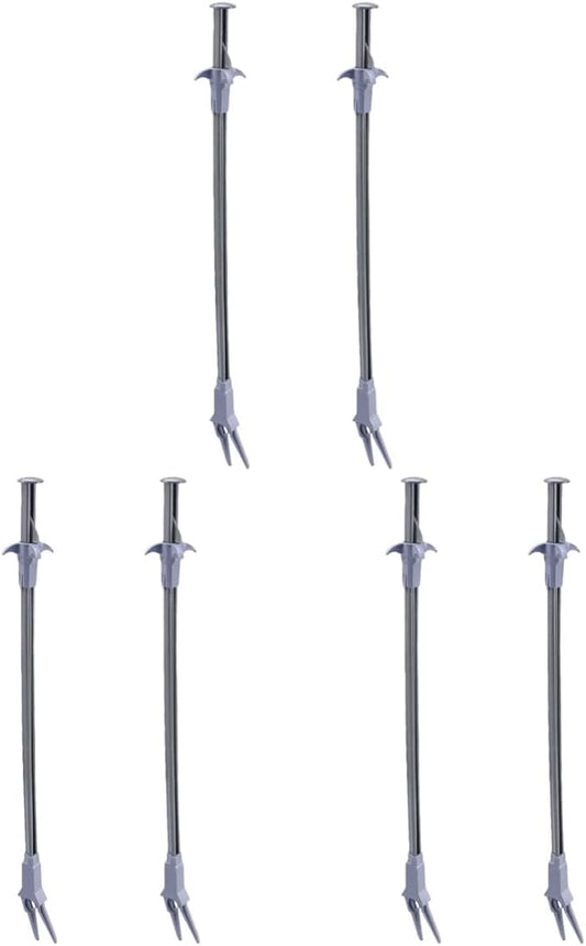 Mipcase 3sets Fish Tank Grass Tool Aquatic Plant Clip Durable Tweezer for Aquarium Cleaning Plant Maintenance 2pcs*3