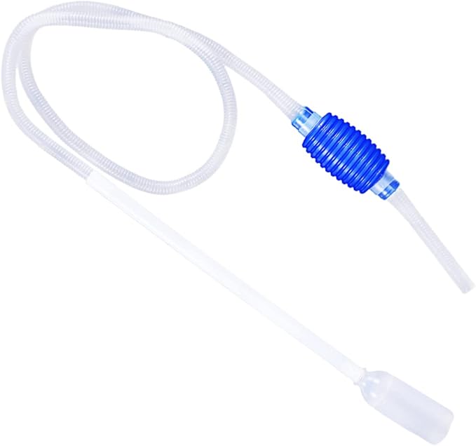 1.7m Aquarium Fish Tank Cleaner Siphon Pump Gravel Water Cleaner Easy-to-use Cleaner Pump for Aquariums Random Color