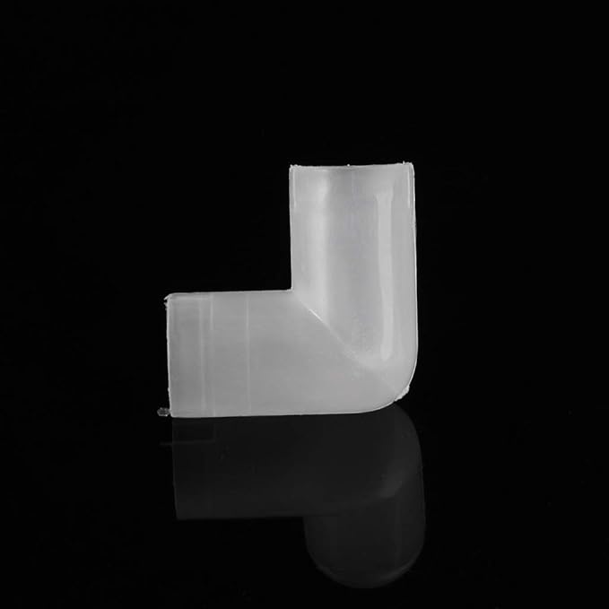 Plastic Fitting Water Tube Connector 3/8 Inch Elbow Adapter for Aquarium Water System Poultry Waterer Equipment White Aquarium Heater Light Thermometers Gravel Sand Decorations