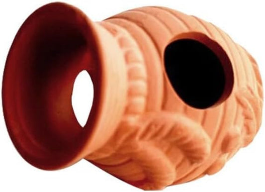 Red Soil, Purple Sand, Fish and Shrimp shelter Holes，Aquarium Decoration，Aquarium Ornament Plastic Fish Tank Decoration for Aquarium Landscape (vase), ZY-3005
