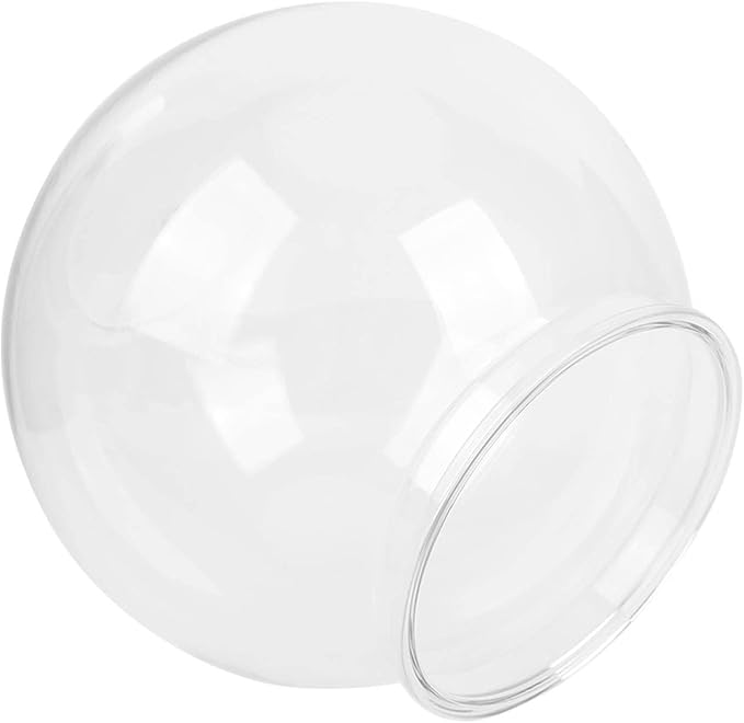 Plastic Round Fish Bowl, Mini Plastic Fish Bowls Heavy Duty Plastic Round Fish Bowl Small Round Fish for Desk Bookcase Decorations (S)