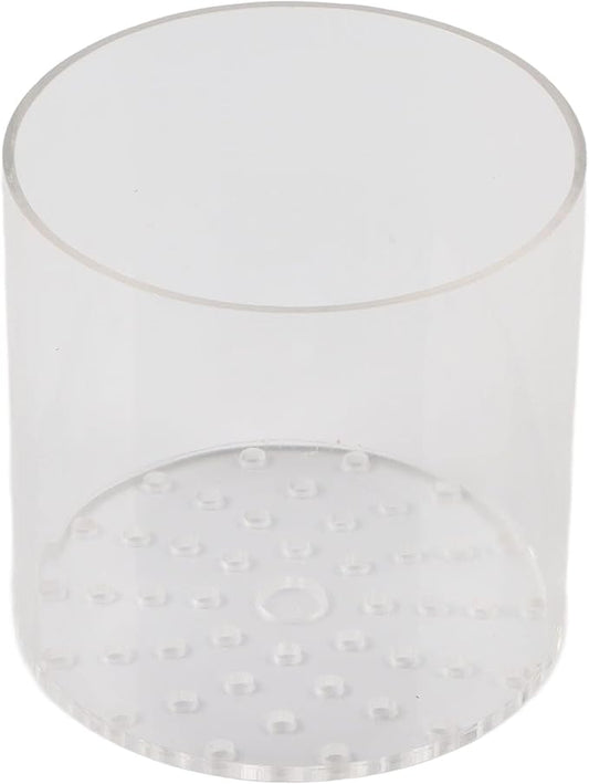 Acrylic Transparent Coral Feeder Cover, Shrimp Device for Aquarium Fish, Safe Coral Environment to Observe Coral Health (120mm)