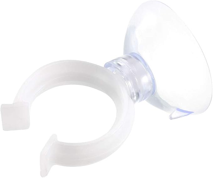 uxcell Aquarium Suction Cup Clips Airline Tube Holders Clamps for Fish Tank Clear 19mm 6Pcs