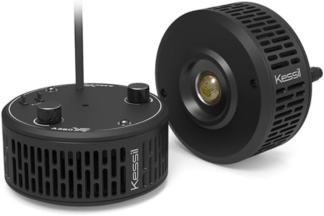 Kessil A360XE Tuna Blue LED Light with Dongle & Mounting Arm Bundle (3 Items)