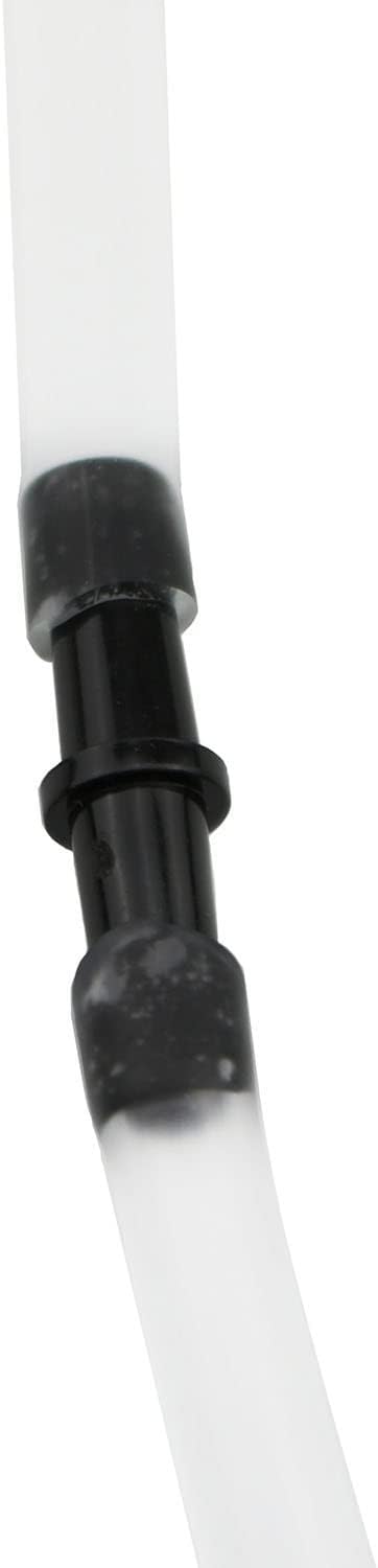 Aquarium Air Valve Connector 48PCS 4Type Black Plastic Air Valve Connectors Splitters for Fish Tank 3/16 Air Line Air Pump, Airline Tubing Connector