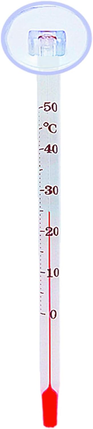 Fish Aquarium Liquid-in-Glass Thermometer Type Cane-Shape Thermometer Temperature Meter