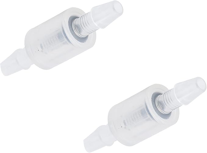 Check Valve Air Pump Accessories PP NonSlip Airtight Valve for Aquarium Hydroponics Air Tubing 1/4 Inch (3/16'')