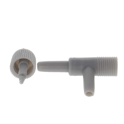 MroMax Aquarium 2 Way Air Line Plastic Regulator Connector for Fish Tank Pump 4mm/0.16",Gray 20 Pcs