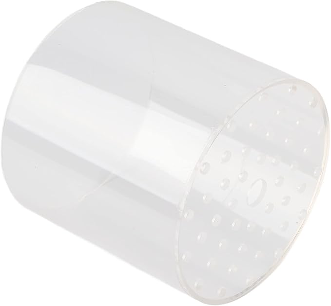 Acrylic Transparent Coral Feeder Cover, Coral Reef Feeding Breeding Protection Cover, Anti Feeding Shrimp for Aquarium Fish Tank (120mm)
